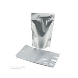 Doypack Argent Métallisé 17.1x7.9x28.6cm | 340g (100 pièces) [ZBGM4S]