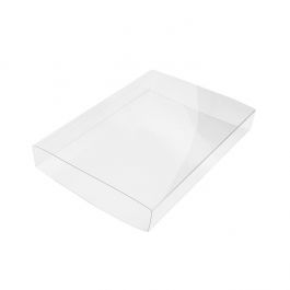 Couvercle à glisser transparence cristalline 12.5 x 2.7 x 17.1 cm (25 Pièces) [SC16]