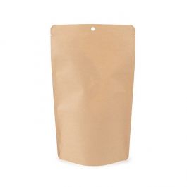 Doypack Compostable Kraft 17,2x8,9x28,6 cm sans fermeture Zip (100 pièces) [SUPEK4]
