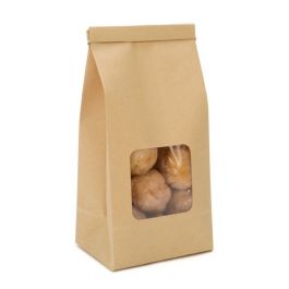 Sachet en Kraft refermables par attaches, 8,6x6,4x19,7cm (100 pièces) [TTW1K]
