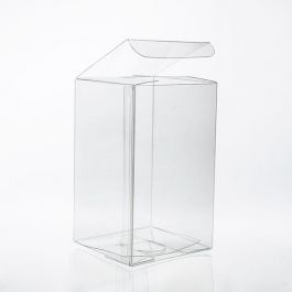Boîtier cadeau à transparence cristalline 7.6x7.6x12.7cm (50 Pièces) [VB299]