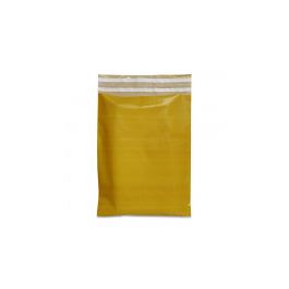 Enveloppe plastique 45 x 55 + 8 cm jaune ocre (250 pcs) [FP-VZQ061]