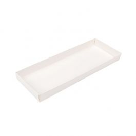 Base Kraft Blanc pour Boite 10,8x2,5x30,5 cm (25 pièces) [WH11]