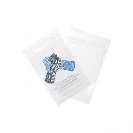 ZC46 Packlinq sachets Zip Transparent 10x15 cm 100 Pièces 