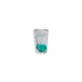 Doypack Transparent/Glace holographique 13x7,9x20,6cm Trou Suspension Rond (25 pièces) [ZBGHI3C]