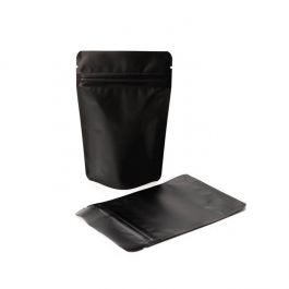 Doypack Noir mat 10.2x6x15.2cm | 57g (100 pièces) [ZBGM2MB]