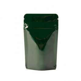Doypack Vert Métallisé 8x5x13cm | 28g (100 pièces) [ZBGM1HG]