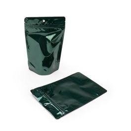 Doypack Vert chasseur 13x7.9x20.6cm Trou Suspension Rond (100 pièces) [ZBGM3HGH]
