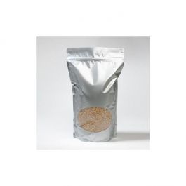 Doypack Argenté avec fenêtre ovale 8x5x13cm | 28g (100 pièces) [ZBGO1S]