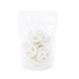 Doypack papier de riz Blanc 10.2x6x15.2cm | 57g (100 pièces) [ZBGR2WC]