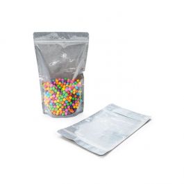 Doypack papier de riz Transparent/Noir 17x9x28,5cm | 340g (100 pièces) [ZBGR4BC]
