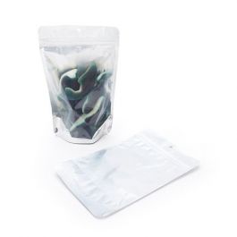 Doypack Argenté 13x7.9x20.6cm | 113g Trou Suspension Rond (100 pièces) [ZBGS3H]