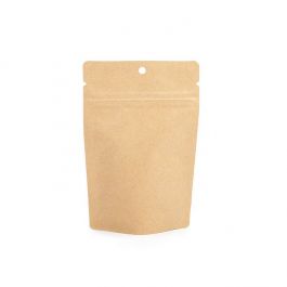 Doypack en Kraft 10,2x6x15,2cm Trou de suspension (100 pièces) [ZBGSK2H]