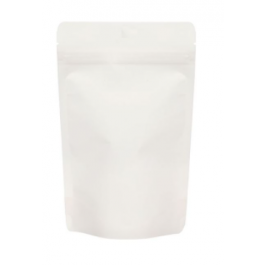 Doypack Kraft Blanc 13x8x20.5cm | 113g (100 pièces) [ZBGSK3W]