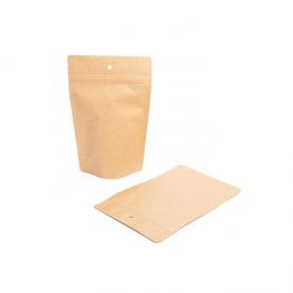 Doypack Kraft 13x8x20,5cm | 113g Trou Suspension Rond (100 pièces) [ZBGSK3H]