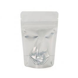 Doypack avec dos Blanc 11.9x7.4x18.4 cm | 114g (100 pièces) [ZBGW46]