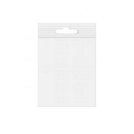 Sachet zip à transparence cristalline avec trou de suspension européen + trou d'aération 22,9x30,5cm (100 pièces) [ZE912V]