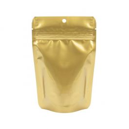 Doypack Or 10,2x6x15,2cm Trou de suspension (100 pièces) [ZBGM2GH]