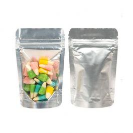 Doypack Argenté 8x5x13cm | 28g (100 pièces) [ZBGS1]