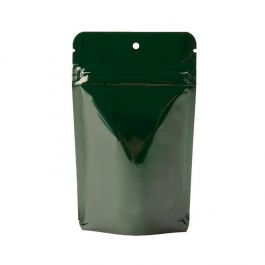 Doypack Vert Métallisé 8x5x 13cm Trou de suspension (100 pièces) [ZBGM1HGH]