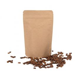 Doypack Kraft 14,9x8,9x23,2cm avec valve (100 pièces) [ZBGM7K]